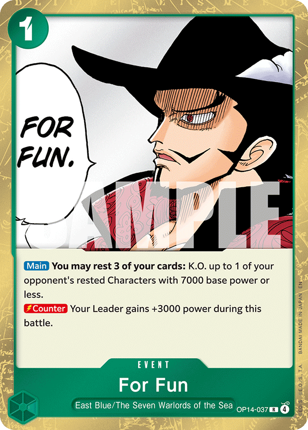 For Fun One Piece card