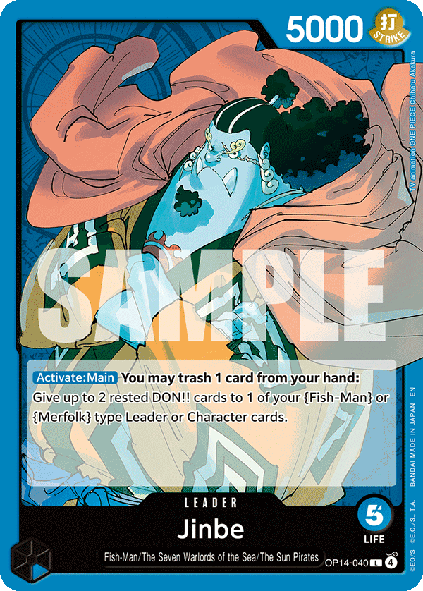 Jinbe One Piece card