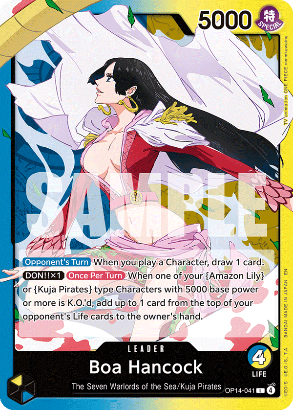 Boa Hancock One Piece card
