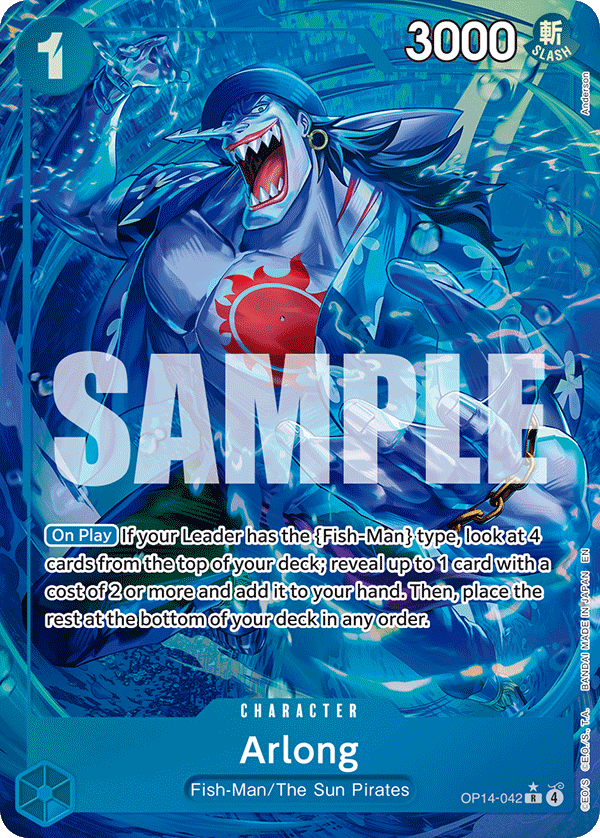 Arlong One Piece card