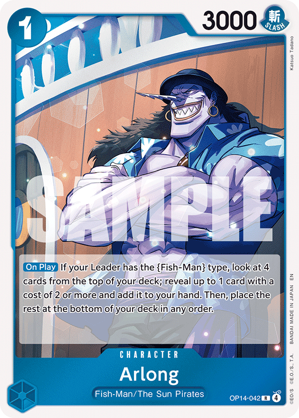 Arlong One Piece card