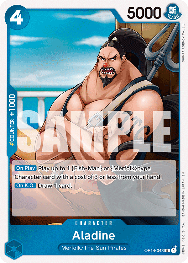 Aladine One Piece card