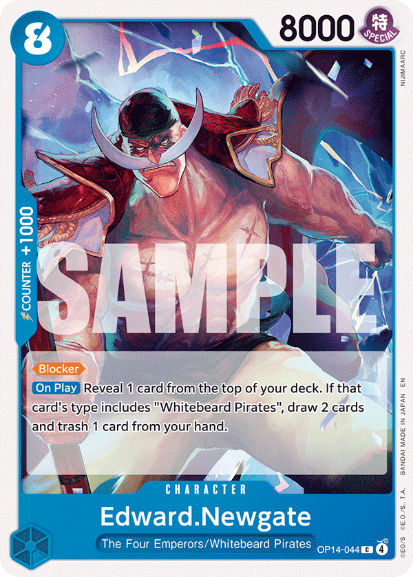Edward.Newgate One Piece card