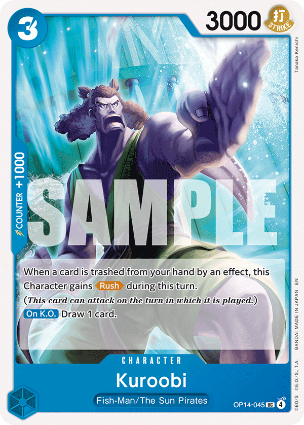 Kuroobi One Piece card