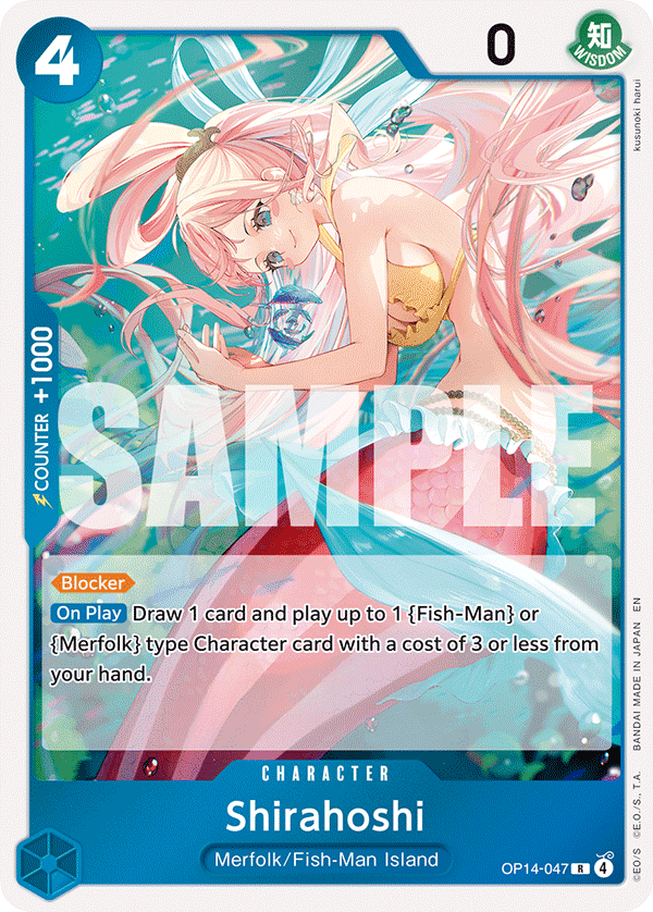 Shirahoshi One Piece card