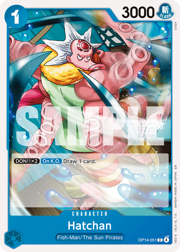 Hatchan One Piece card