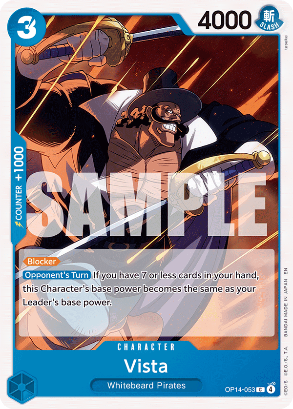 Vista One Piece card