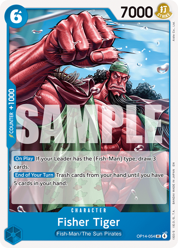 Fisher Tiger One Piece card