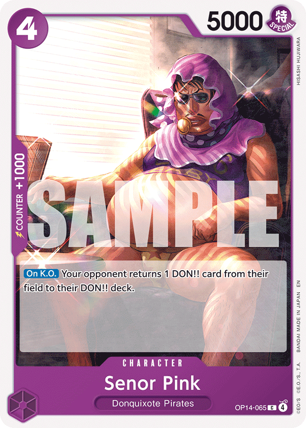 Senor Pink One Piece card