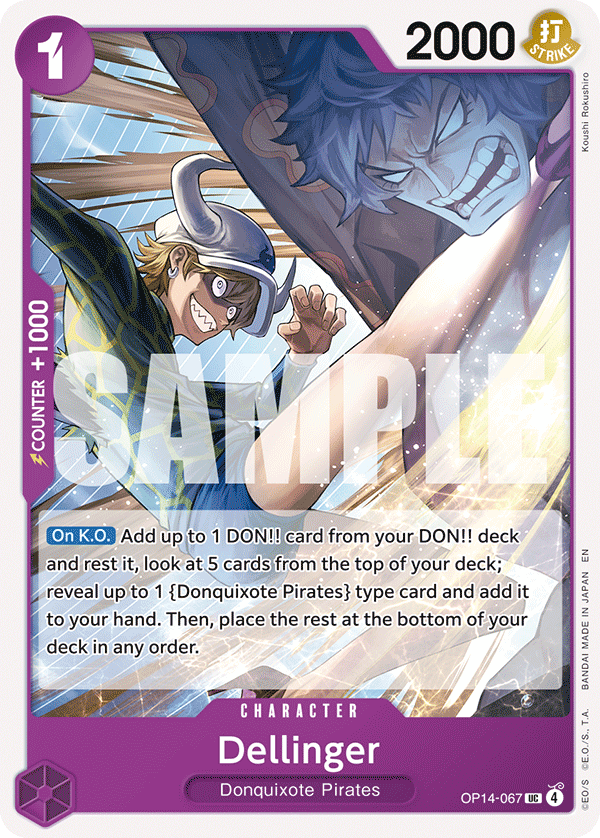 Dellinger One Piece card