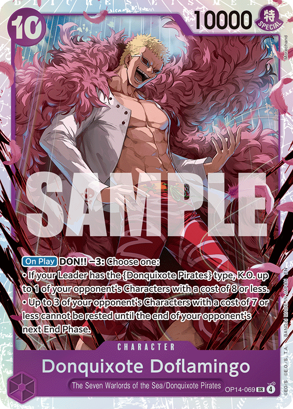 Donquixote Doflamingo One Piece card