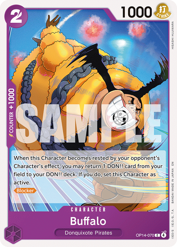 Buffalo One Piece card
