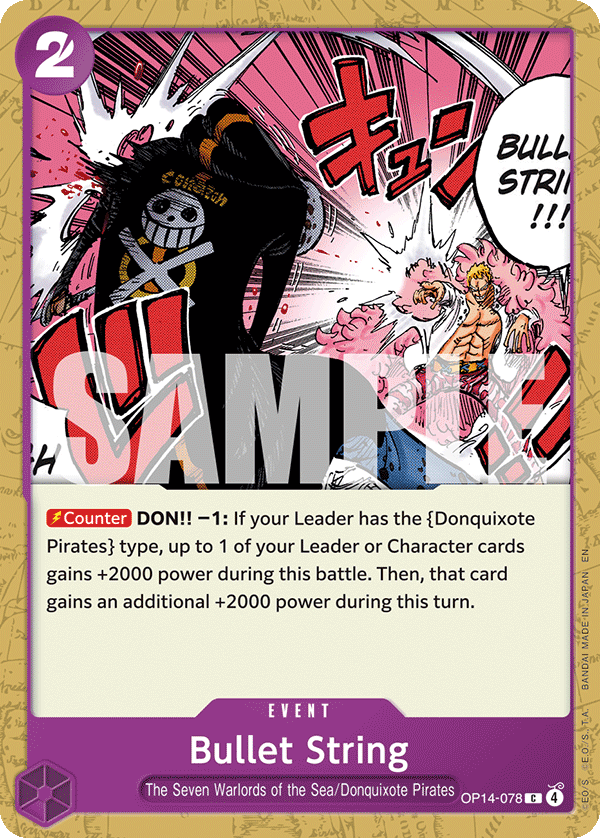 Bullet String One Piece card