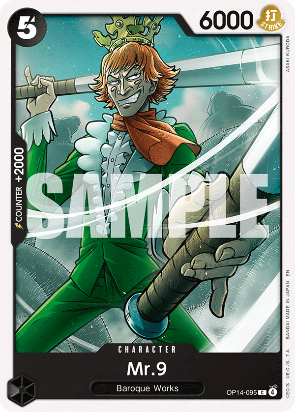 Mr.9 One Piece card