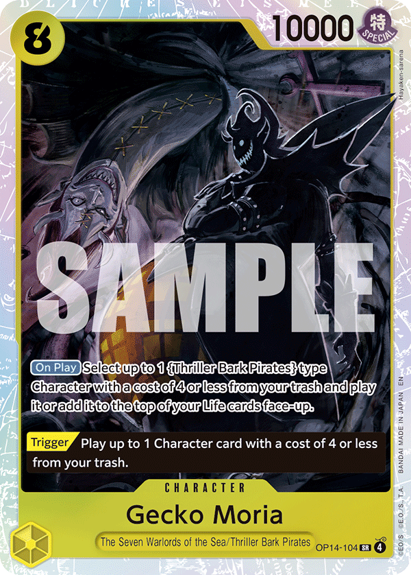 Gecko Moria One Piece card