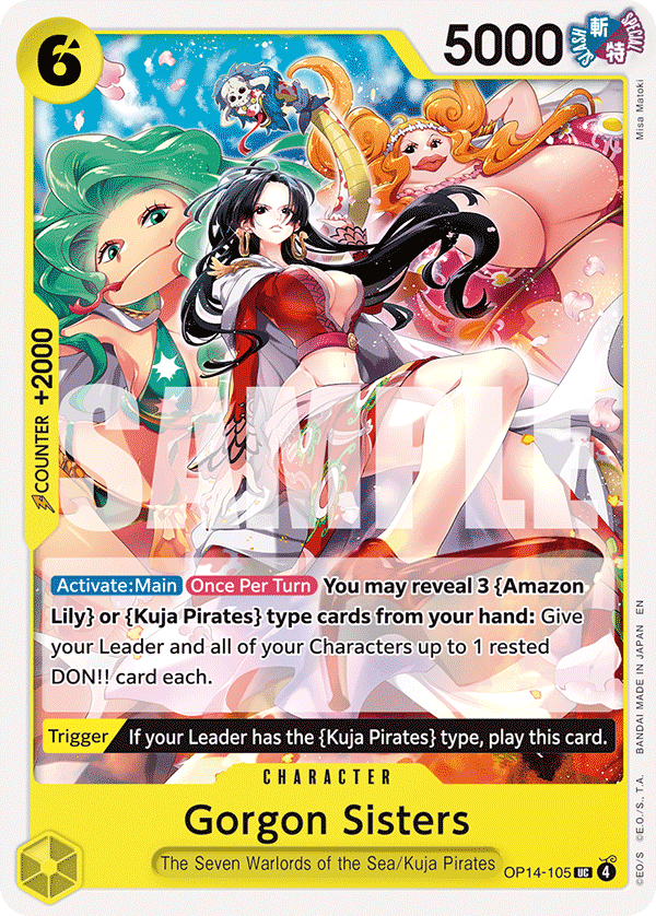 Gorgon Sisters One Piece card