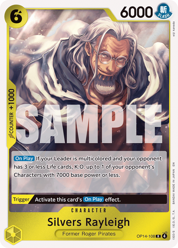 Silvers Rayleigh One Piece card