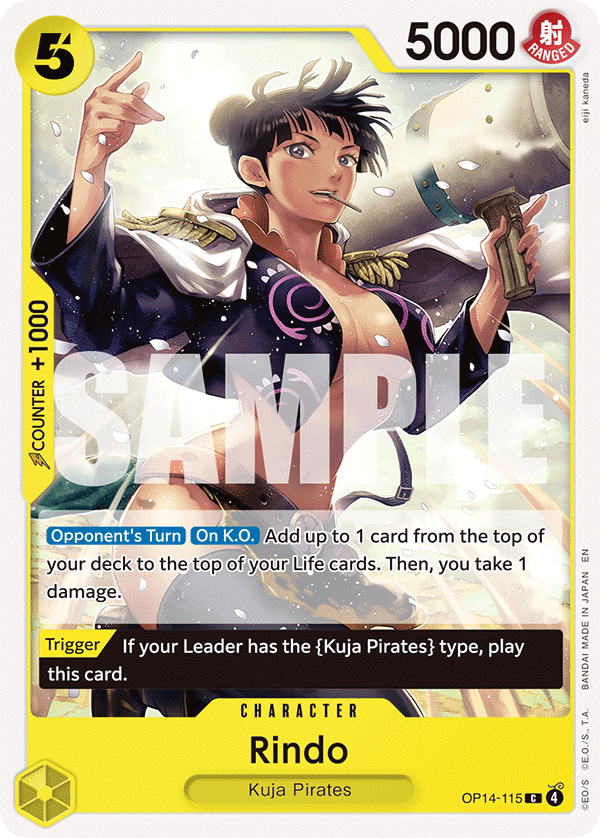 Rindo One Piece card