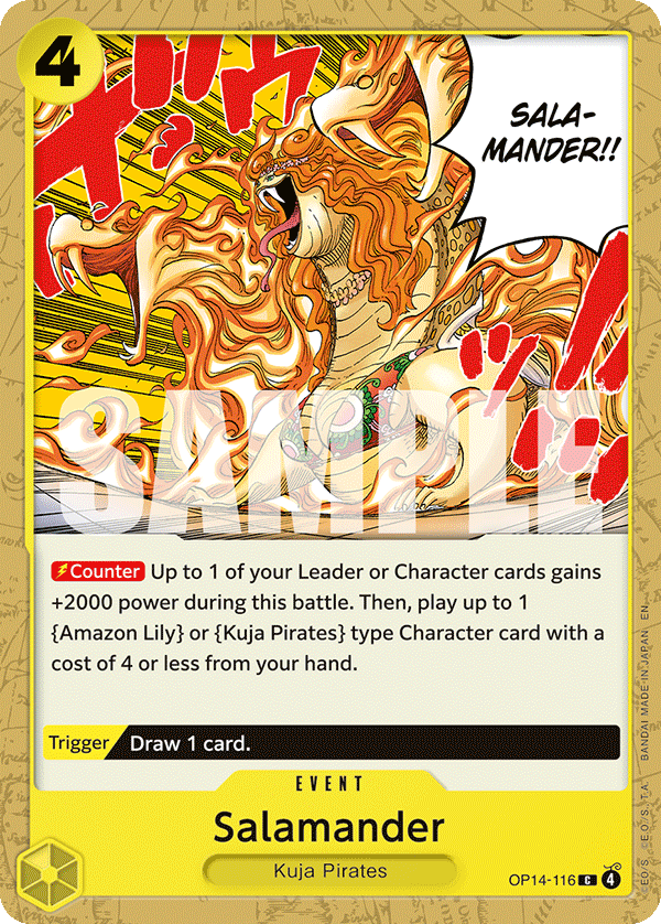 Salamander One Piece card