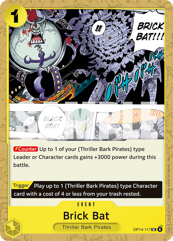 Brick Bat One Piece card