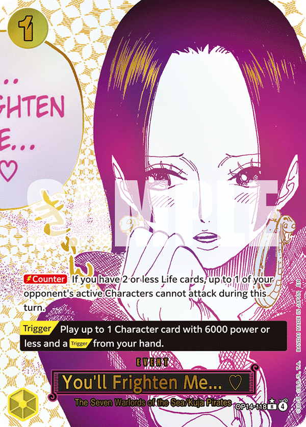You'll Frighten Me... ♡ One Piece card