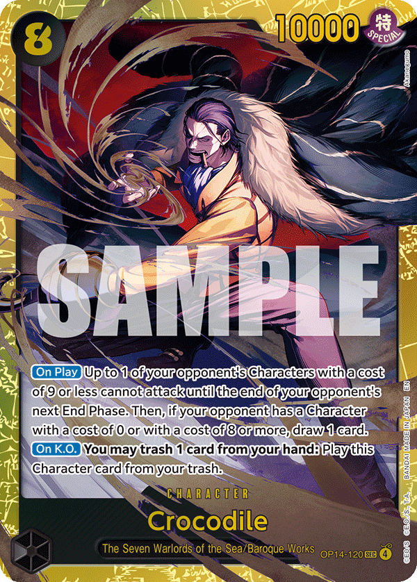 Crocodile One Piece card