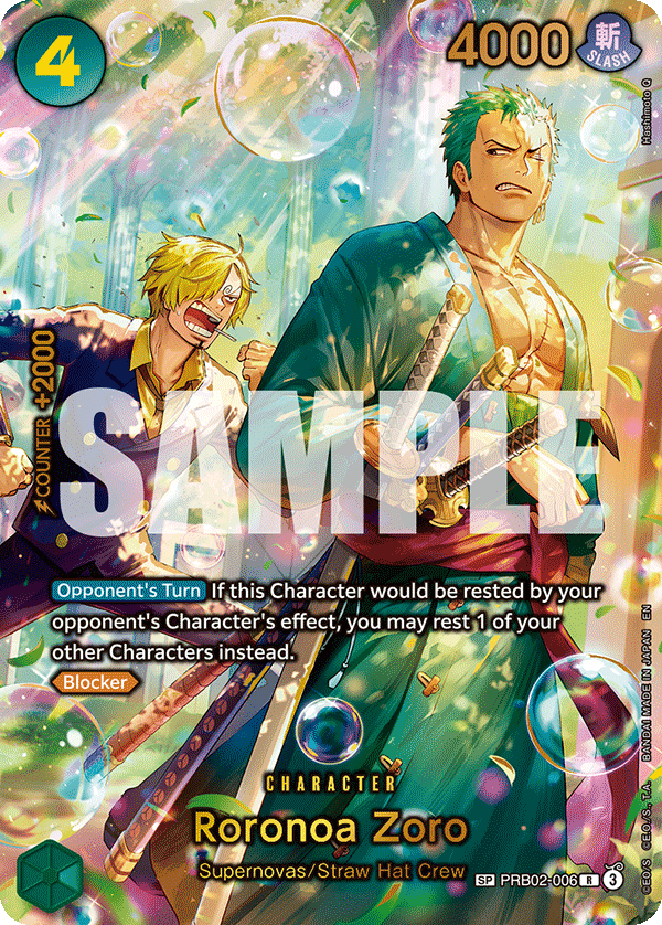 Roronoa Zoro One Piece card
