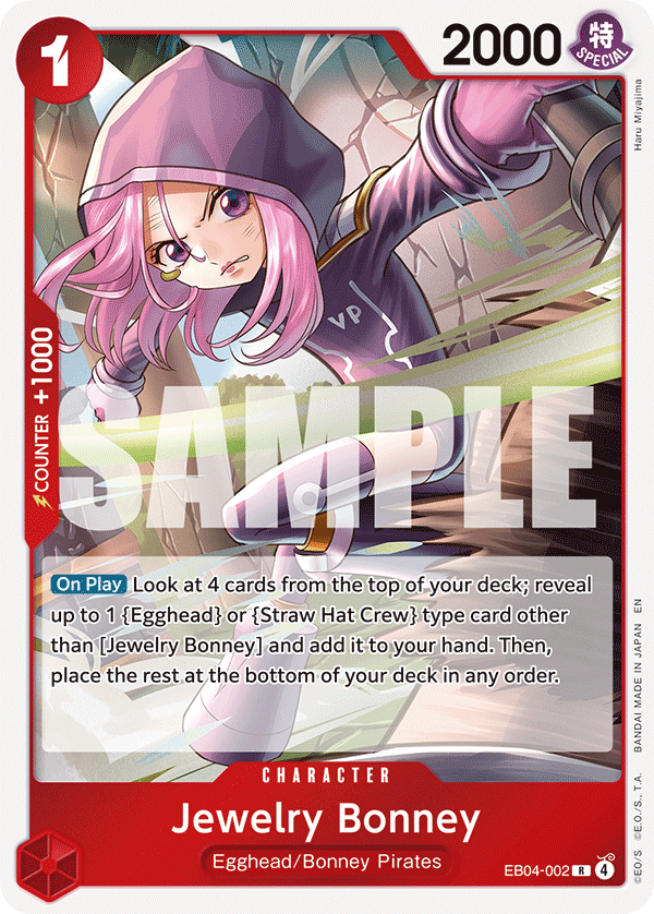 Jewelry Bonney One Piece card