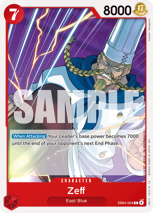 Zeff One Piece card