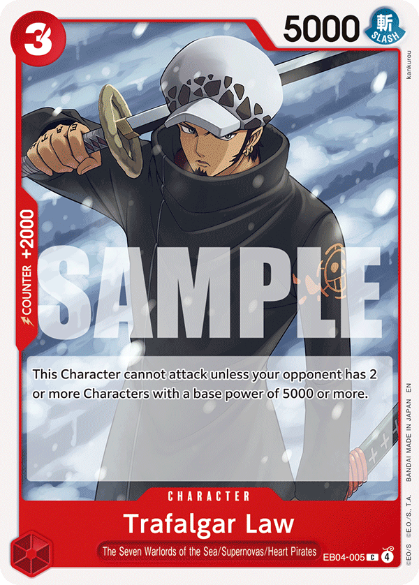Trafalgar Law One Piece card