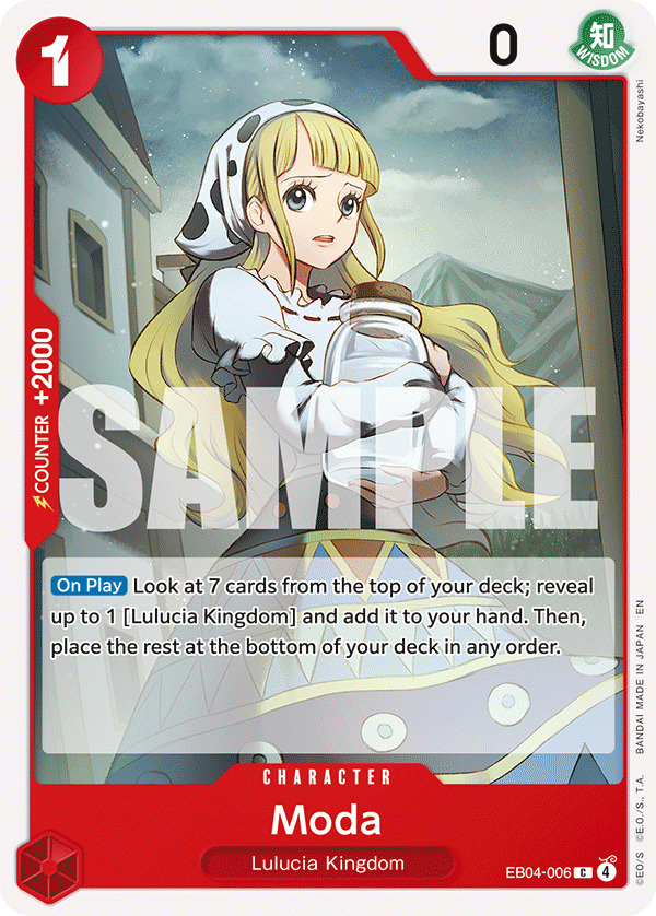 Moda One Piece card