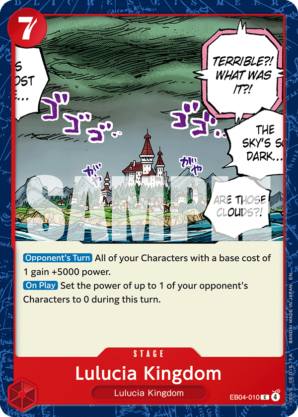 Lulucia Kingdom One Piece card