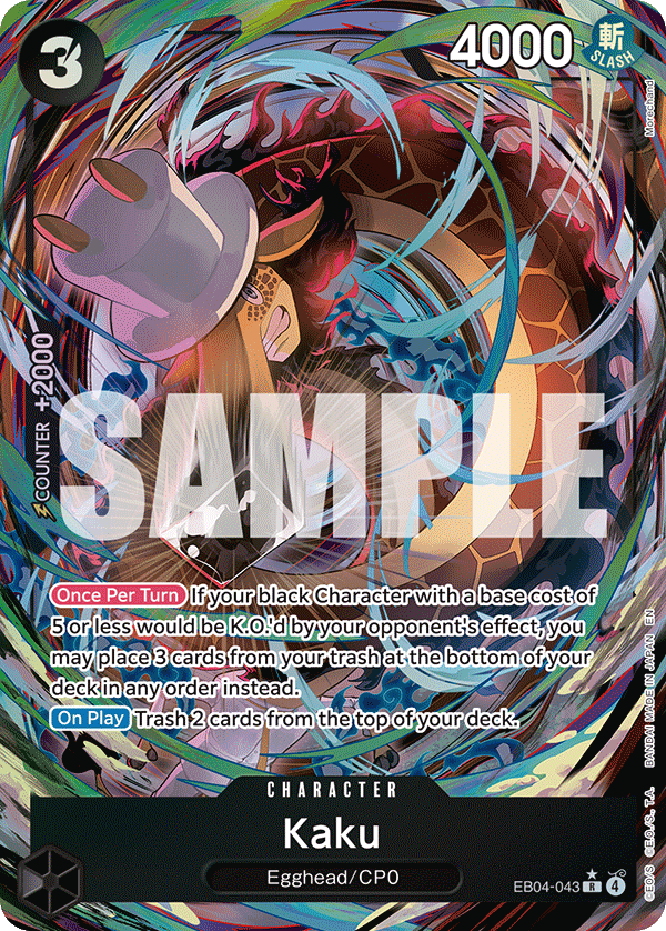 Kaku One Piece card