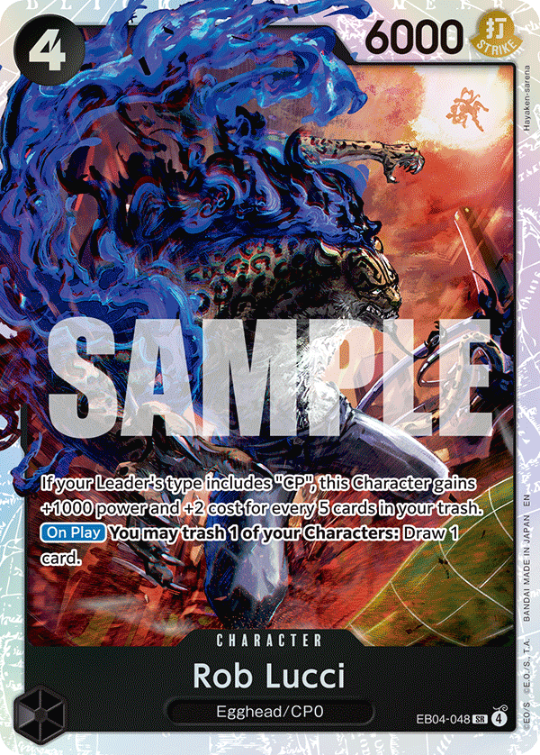 Rob Lucci One Piece card