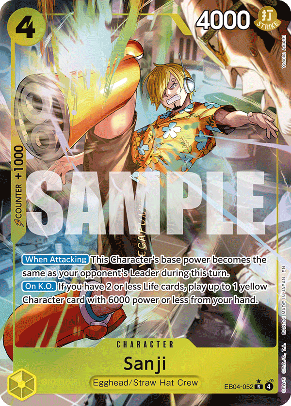 Sanji One Piece card