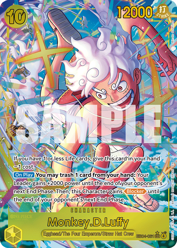 Monkey.D.Luffy One Piece card