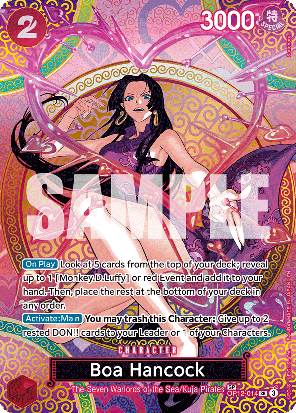 Boa Hancock One Piece card