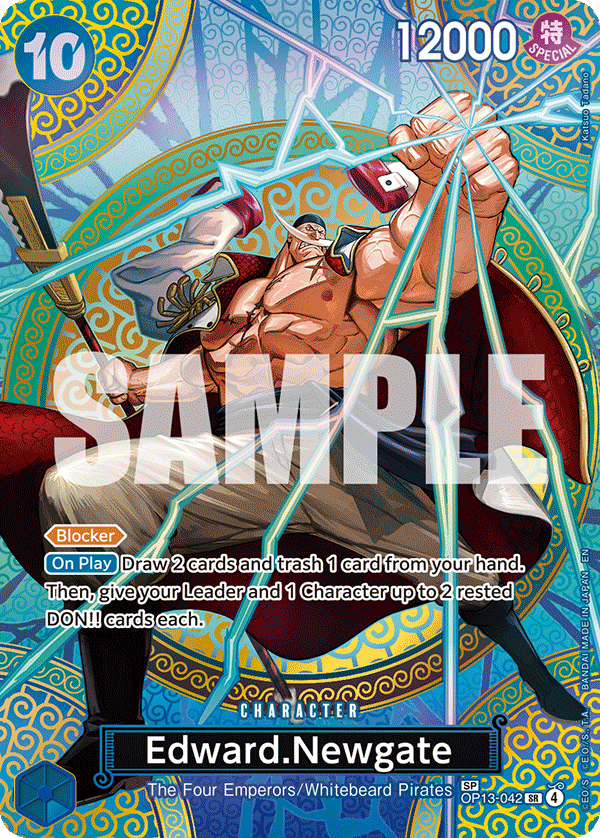Edward.Newgate One Piece card