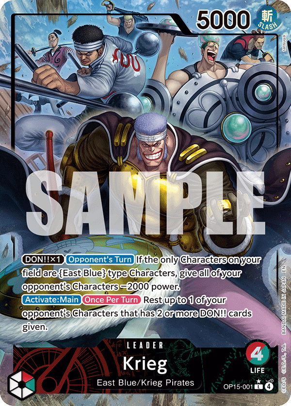 Krieg One Piece card