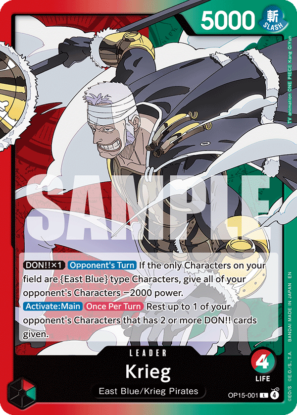 Krieg One Piece card