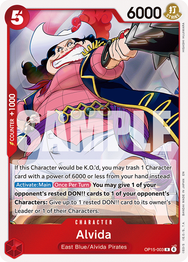 Alvida One Piece card