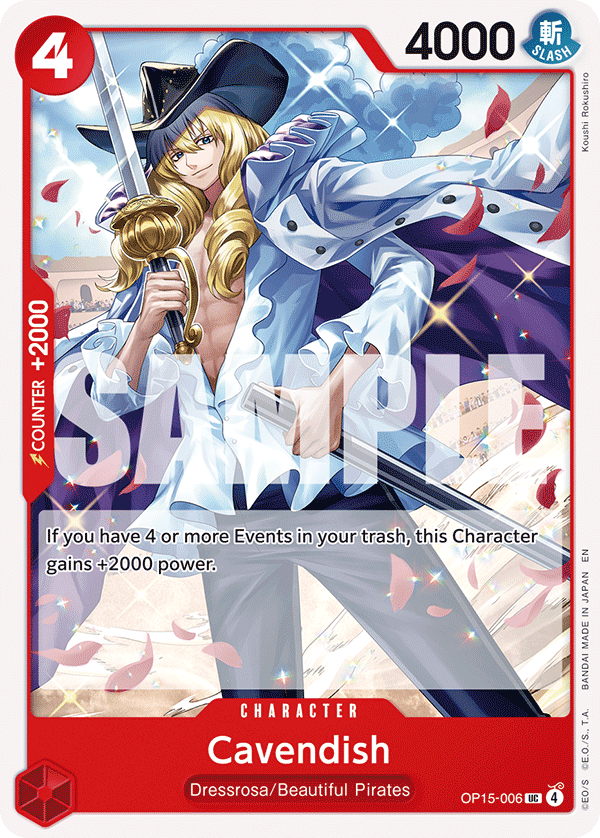 Cavendish One Piece card