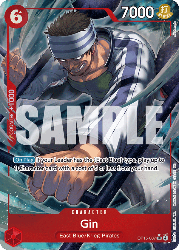 Gin One Piece card