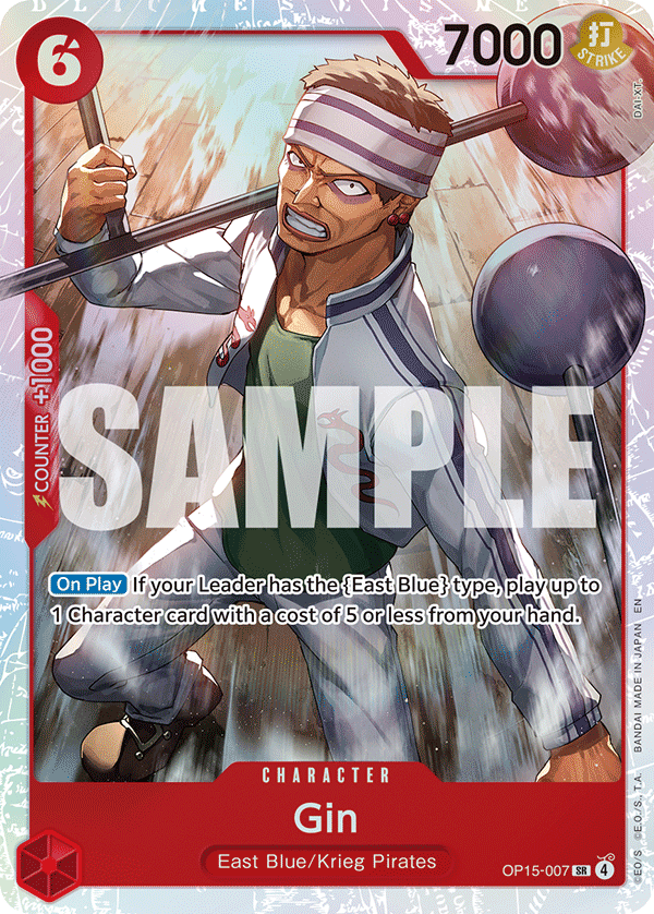 Gin One Piece card