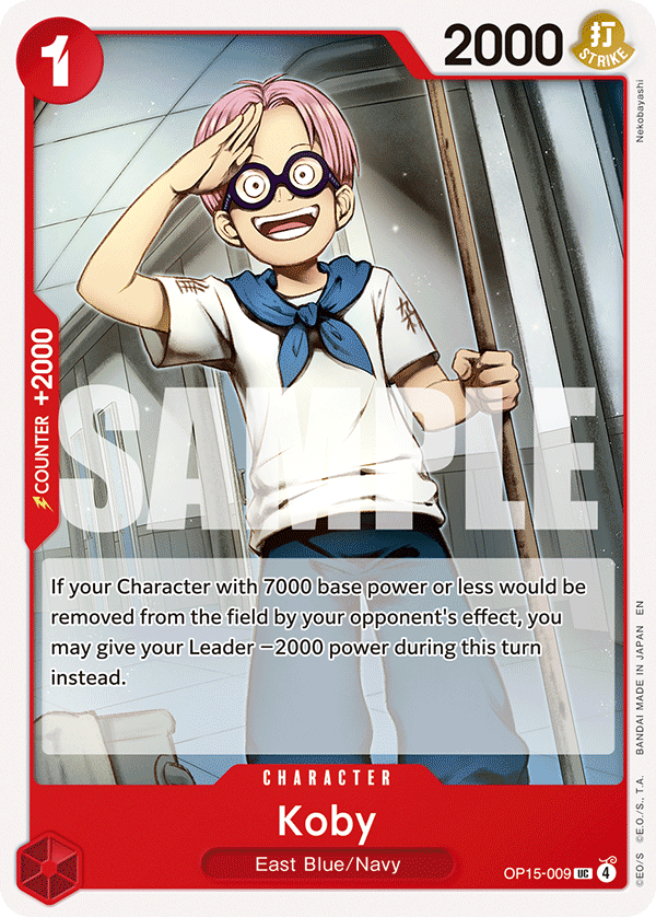 Koby One Piece card