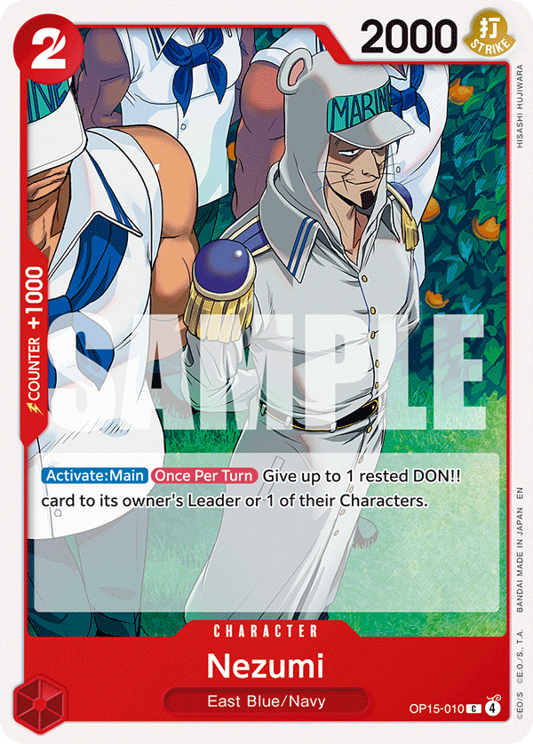 Nezumi One Piece card