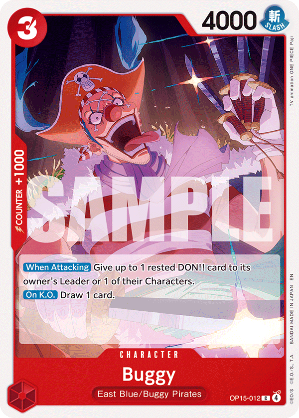 Buggy One Piece card