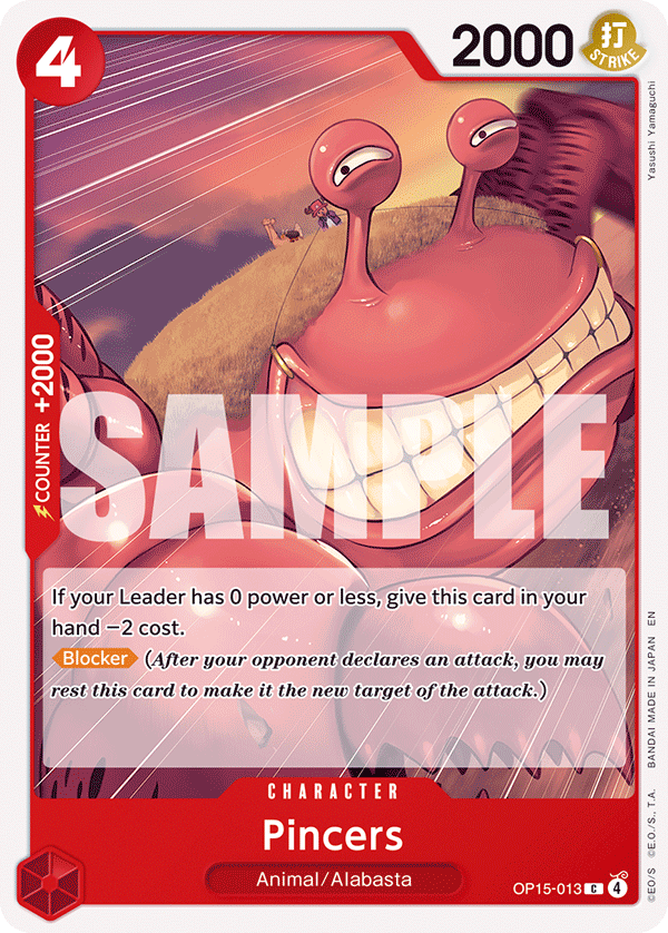Pincers One Piece card