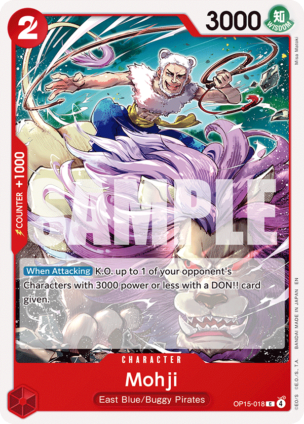 Mohji One Piece card