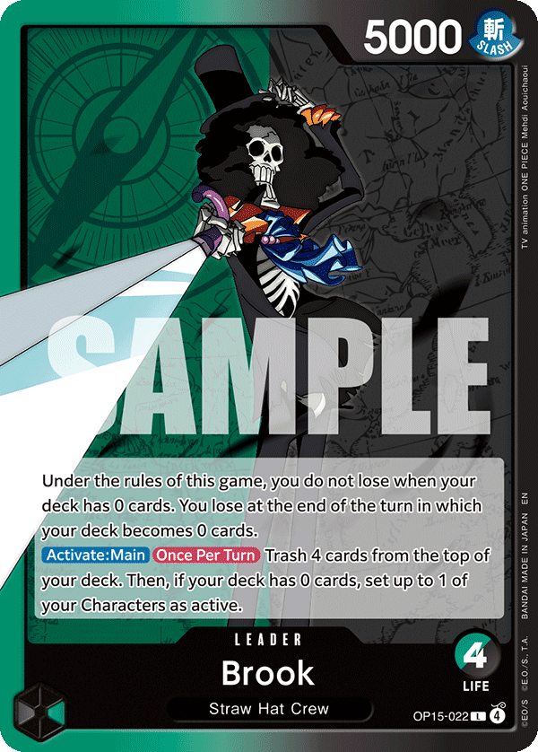 Brook One Piece card